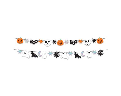 2m HALLOWEEN PAPER BUNTING