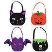 HALLOWEEN FELT CHARACTER SHAPED TREAT BAG