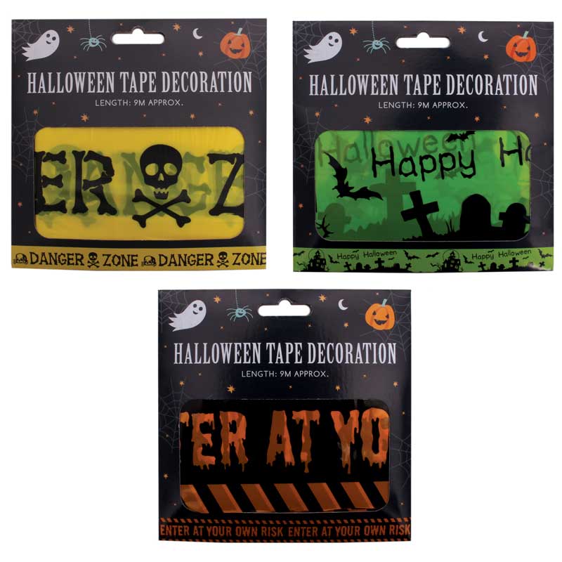 9m HALLOWEEN TAPE DECORATION