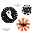 BATS AND BOOS HALLOWEEN HANGING DECORATION KIT