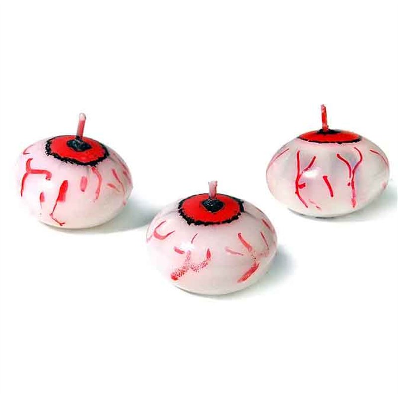 4cm HALLOWEEN FLOATING EYE CANDLE EYE 25S