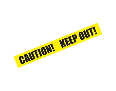 6m HALLOWEEN WARNING TAPE