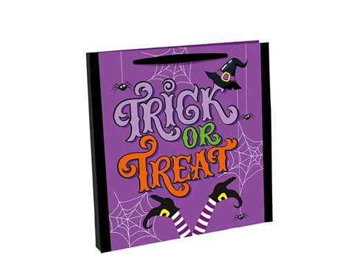 TRICK OR TREAT PP WOVEN TREAT BAG 12S
