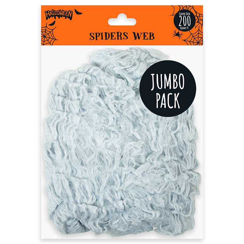 100g HALLOWEEN JUMBO SPIDER WEB