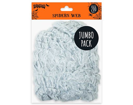 100g HALLOWEEN JUMBO SPIDER WEB