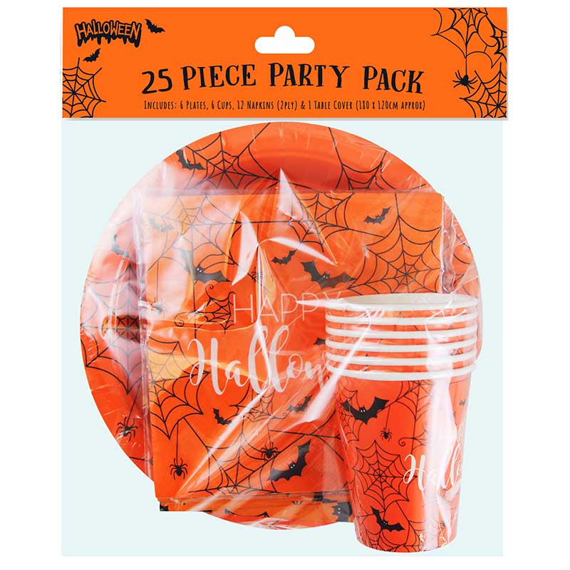 25PC HALLOWEEN PARTY SET