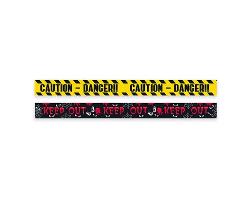 6m 2ASST HALLOWEEN WARNING TAPE