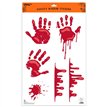 HALLOWEEN BLOOD CLEAR WINDOW STICKERS