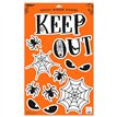 HALLOWEEN SPOOKY CLEAR WINDOW STICKERS