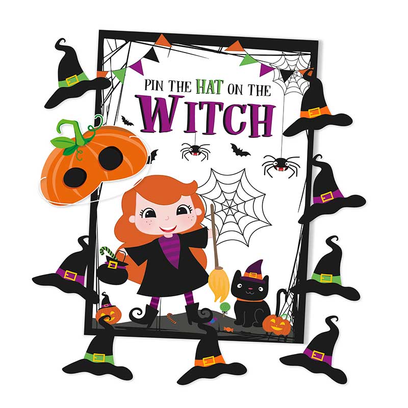 PIN THE HAT ON THE WITCH