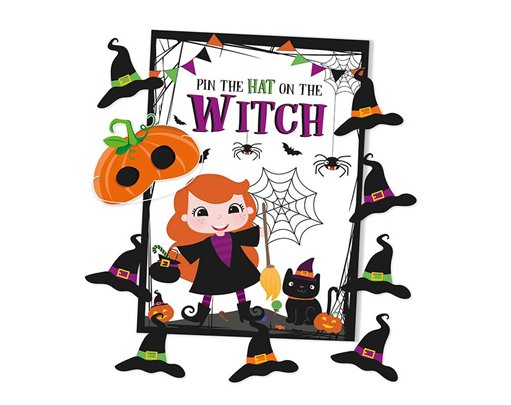 PIN THE HAT ON THE WITCH