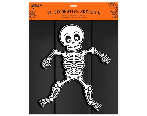 4.7ft HALLOWEEN JOINTED SKELETON DECORATION