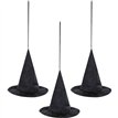 3PK WITCH HAT DECORATIONS