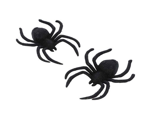 BLACK GLITTER SPIDER