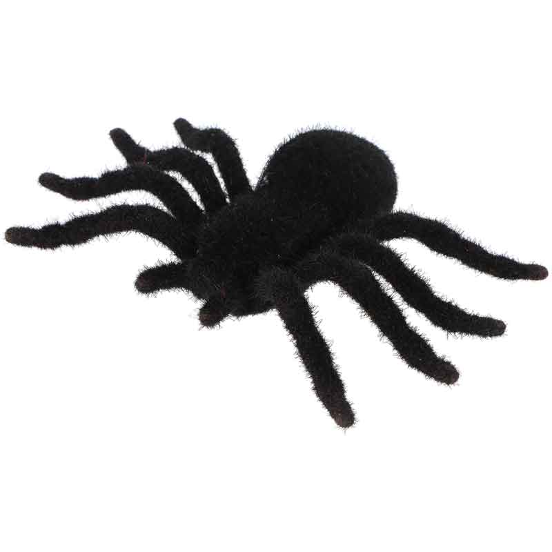 17X10cm BLACK FURRY SPIDER