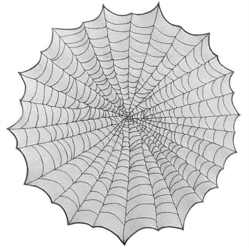 124cm SPIDER WEB TABLECLOTH