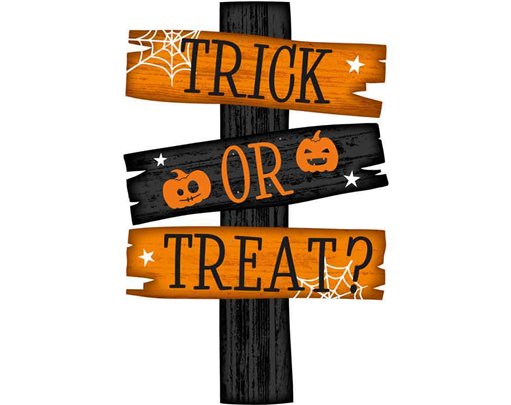 HALLOWEEN TRICK OR TREAT DECORATION