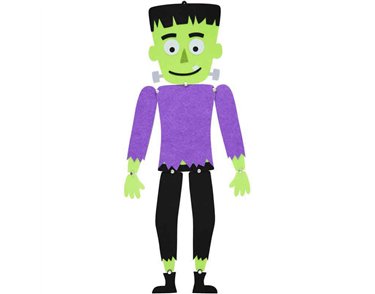 FRANKENSTEIN FELT DECORATION
