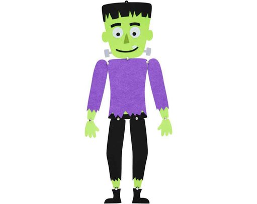 FRANKENSTEIN FELT DECORATION