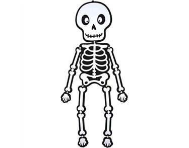 SKELETON FELT DECORATION