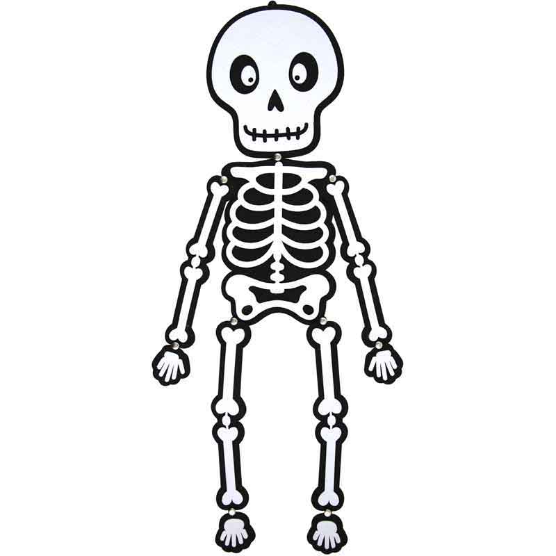 SKELETON FELT DECORATION