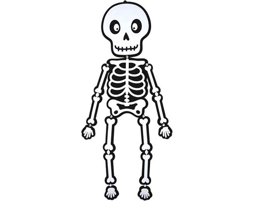 SKELETON FELT DECORATION