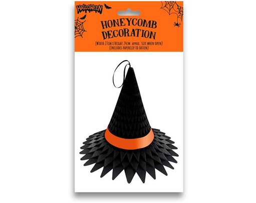 WITCHES HAT HONEYCOMB DECORATION
