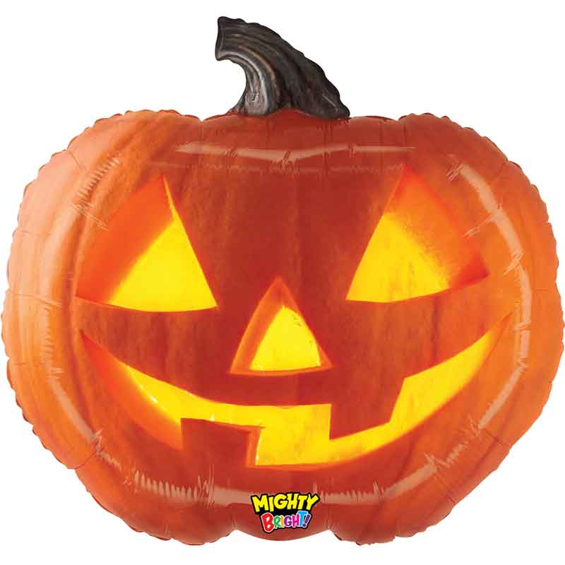 28in MIGHTY JACK-O-LANTERN FOIL BALLOON