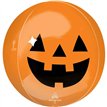 HAUNTED MANOR PUMPKIN ORBZ FOIL BALLOON