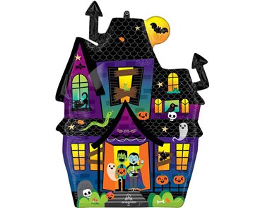 HAUNTED MANOR SUPERSHAPE FOIL BALLOON