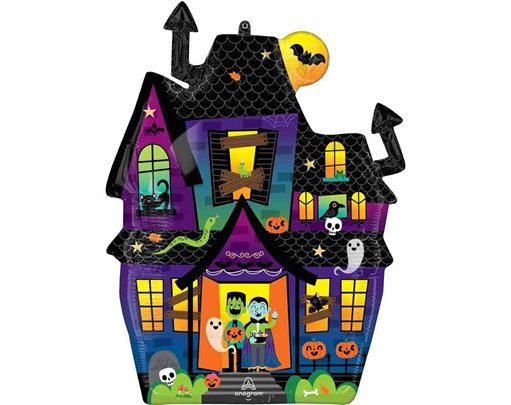 HAUNTED MANOR SUPERSHAPE FOIL BALLOON