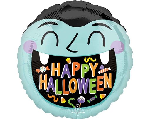 18in HAUNTED MANOR MONSTER FOIL BALLOON