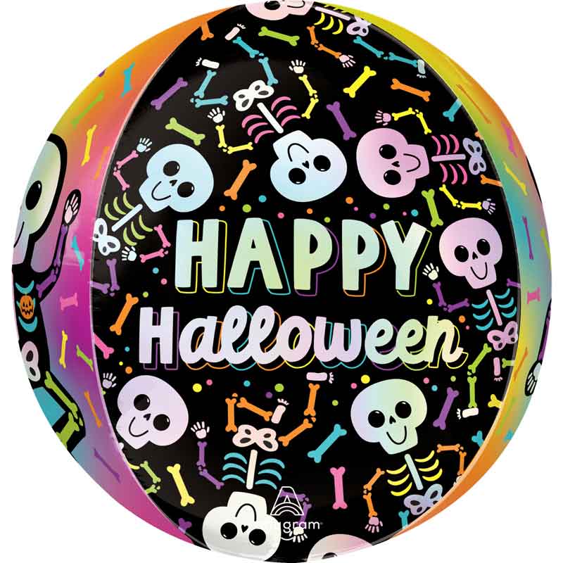 BARE BONES HALLOWEEN ORBZ FOIL BALLOON