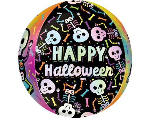 BARE BONES HALLOWEEN ORBZ FOIL BALLOON