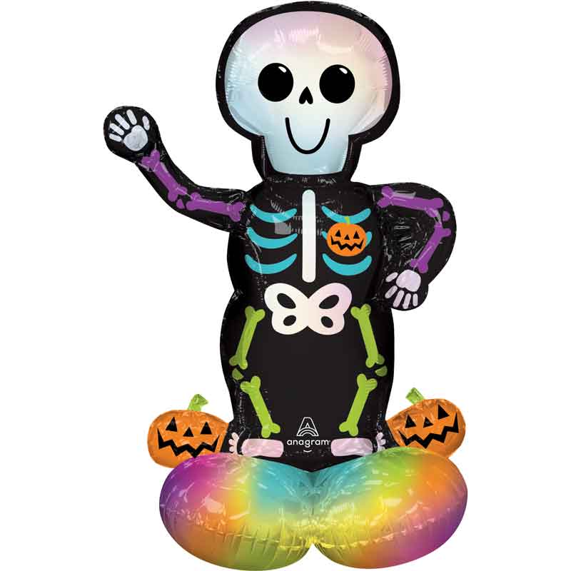 BARE BONES SKELETON AIRLOONZ FOIL BALLOON