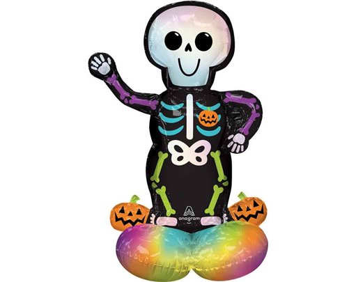 BARE BONES SKELETON AIRLOONZ FOIL BALLOON