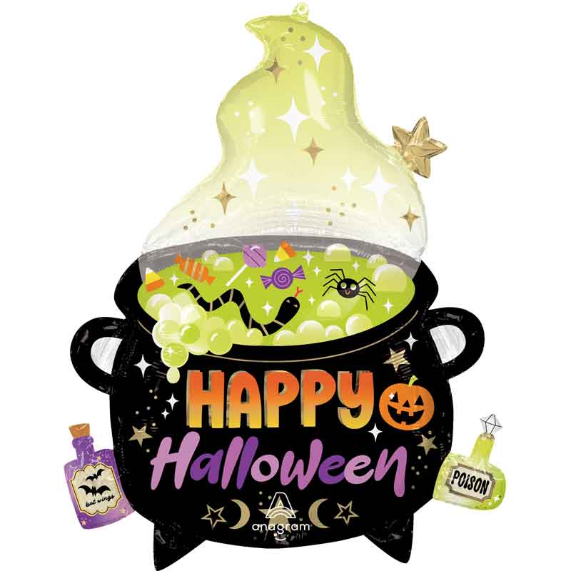 WITCHES BREW CAULDRON SUPERSHAPE FOIL BALLOON