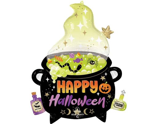 WITCHES BREW CAULDRON SUPERSHAPE FOIL BALLOON