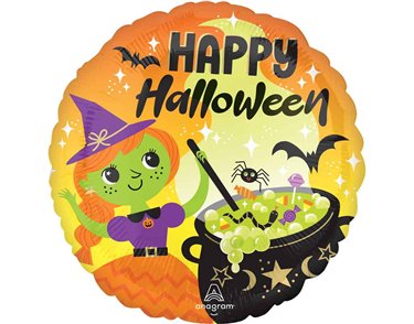 18in WITCH'S BREW FOIL BALLOON