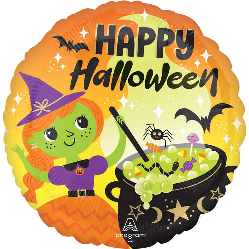 18in WITCH'S BREW FOIL BALLOON