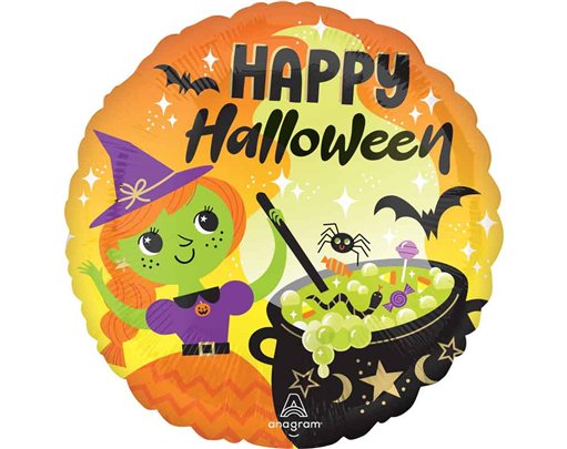 18in WITCH'S BREW FOIL BALLOON