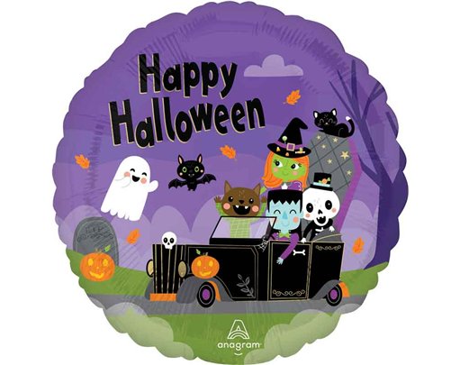 18in MONSTER MINGLE HALLOWEEN FOIL BALLOON