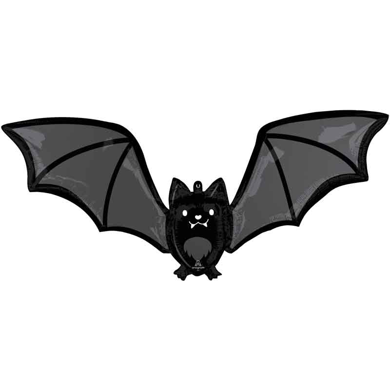 GLOW BATTY BAT SUPERSHAPE FOIL BALLOON