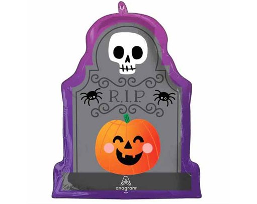 FUN & SPOOKY TOMBSTONE STANDARD SHAPE FOIL BALLOON