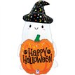 51in HALLOWEEN PUMPKIN GHOST FOIL BALLOON