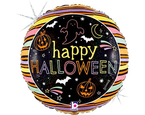 18in SPOOKY PASTEL HALLOWEEN FOIL BALLOON