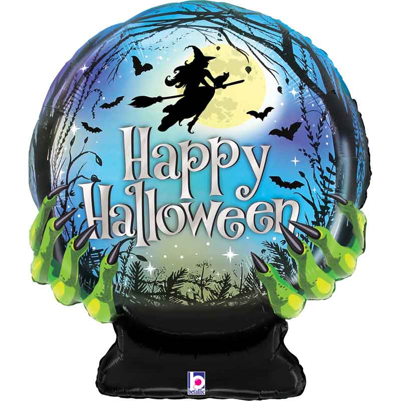 36in SPOOKY HALLOWEEN CRYSTAL FOIL BALLOON