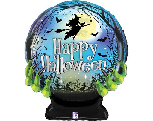 36in SPOOKY HALLOWEEN CRYSTAL FOIL BALLOON