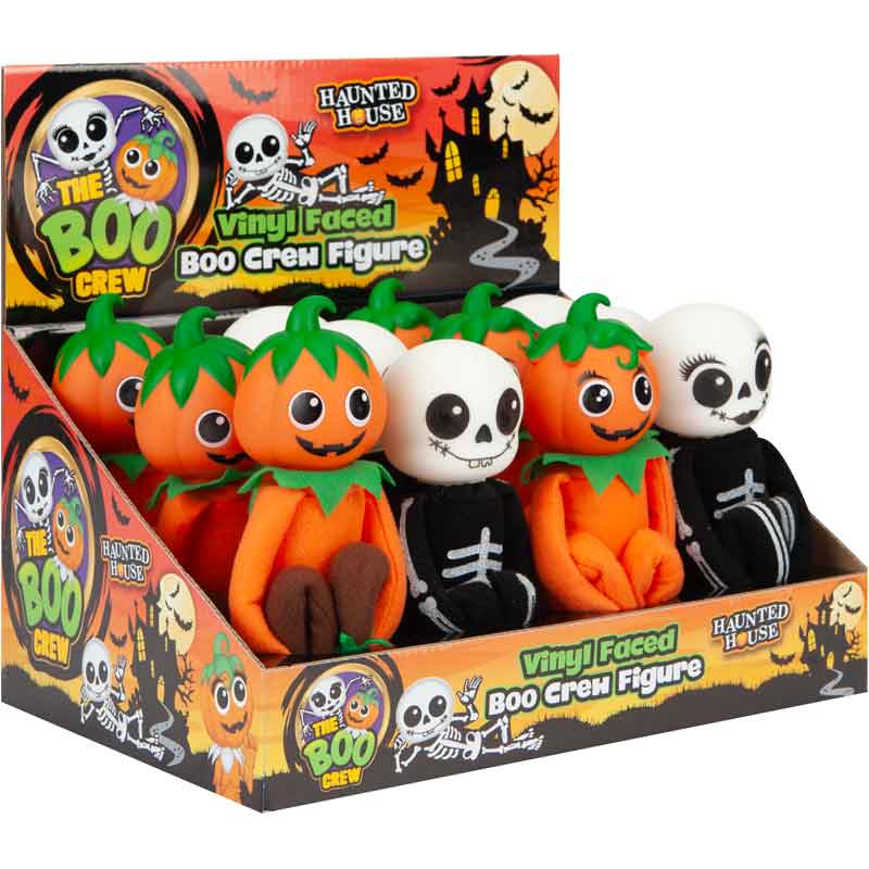 12in 4ASST BOO CREW HALLOWEEN DOLL