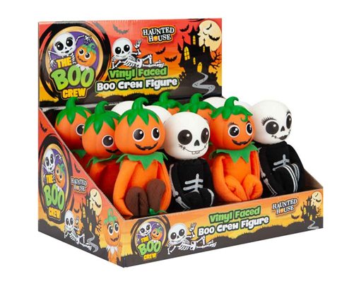 12in 4ASST BOO CREW HALLOWEEN DOLL